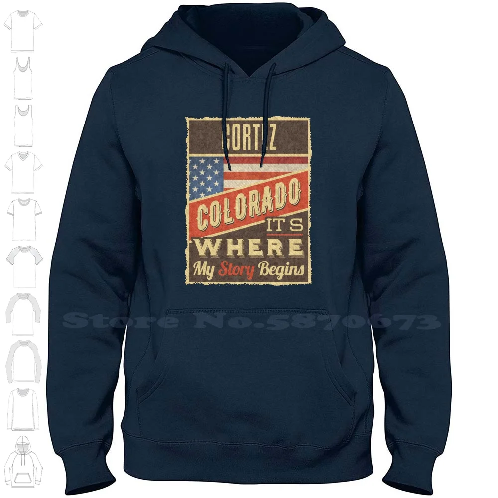 Colorado Long Sleeve Hoodie Sweatshirt Colorado Colorado Colorado Ctiy Colorado State Colorado City Usa Flag American Flag