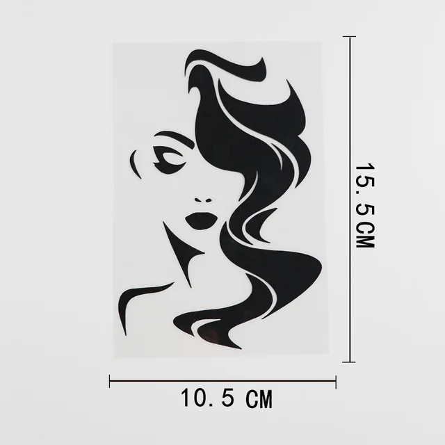 

10.5CMX15.5CM Morden Sexy Women Decal Vinyl Car Sticker