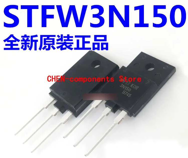 

5pcs 3N150 STFW3N150 IGBT