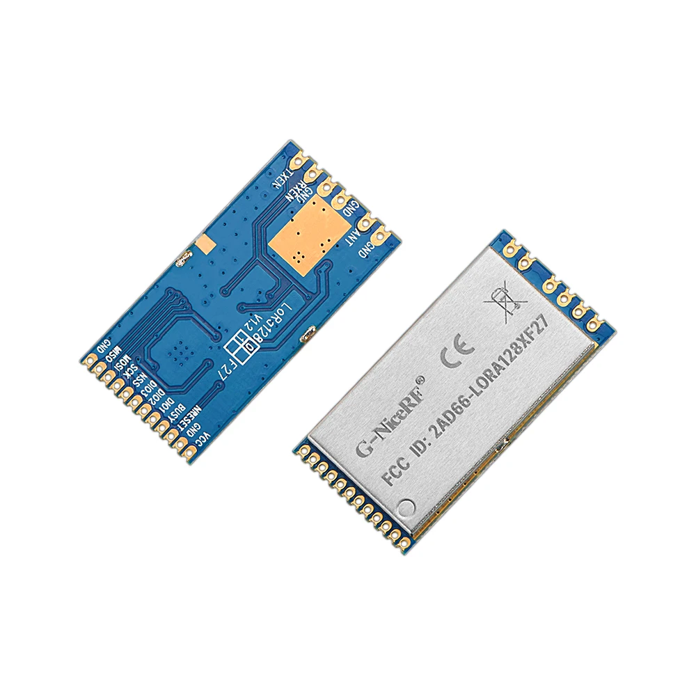 Imagem -05 - Fcc ce Certificado Lora1280f27 500mw Módulo Lora de Longo Alcance 2.4g Chip Sx1280 2.4ghz Transceptor sem Fio rf Peças Lote