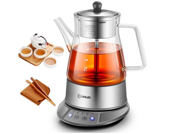 Donlim glass Steam hot water Cooker household stainless steel electric kettle 230V 0.8L cooking teapot tea maker KE-8008