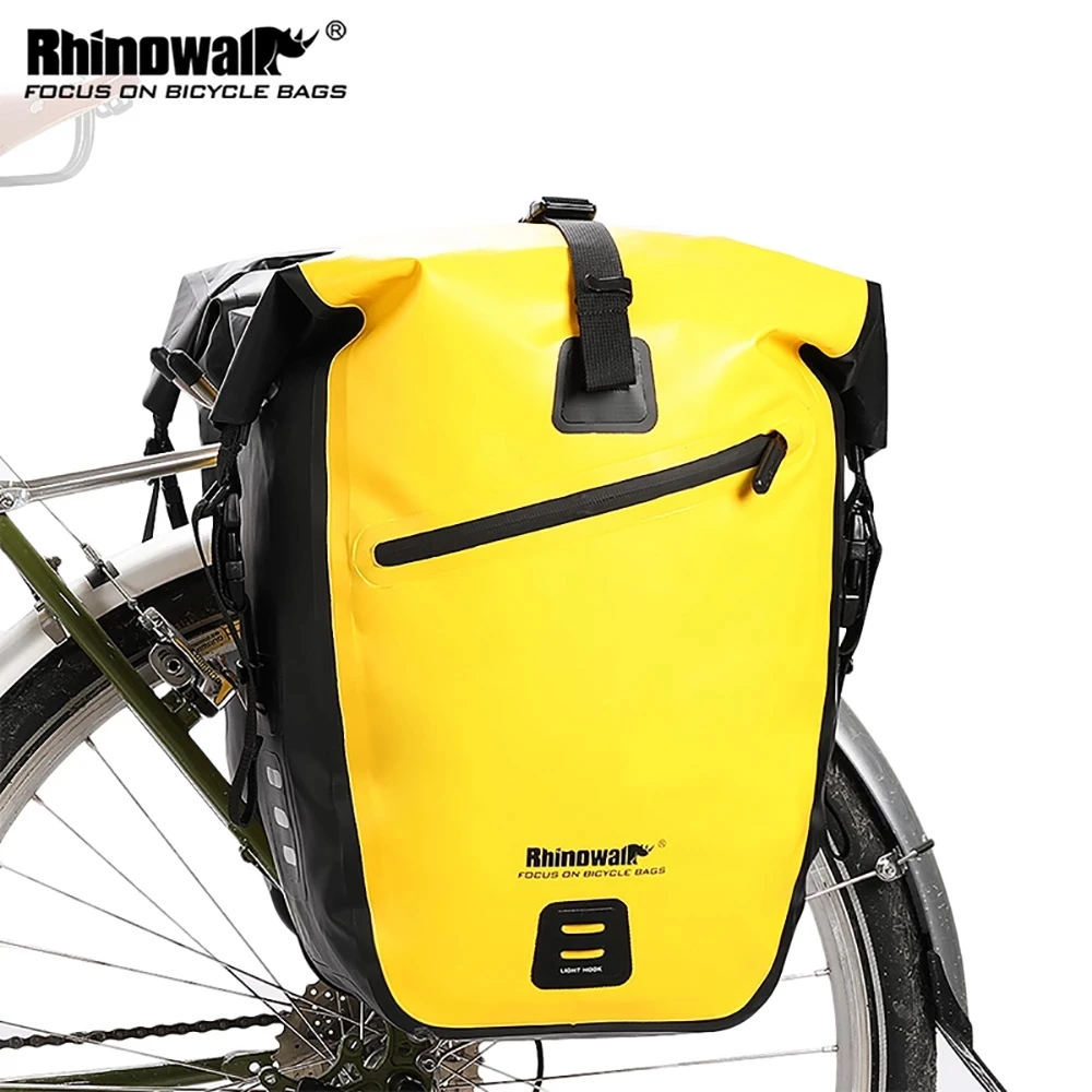 

Rhinowalk Waterproof Bike Bag 27L Travel Cycling Bag Basket Bicycle Rear Seat Rack Tail Seat Trunk Bags bicycle bags & panniers