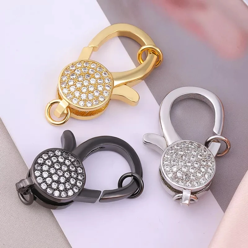 Juya DIY Pearls Findings Decorative Fasteners Supplies Screw Lobster Clasp Accessories For Women Needlework Beads Jewelry Making