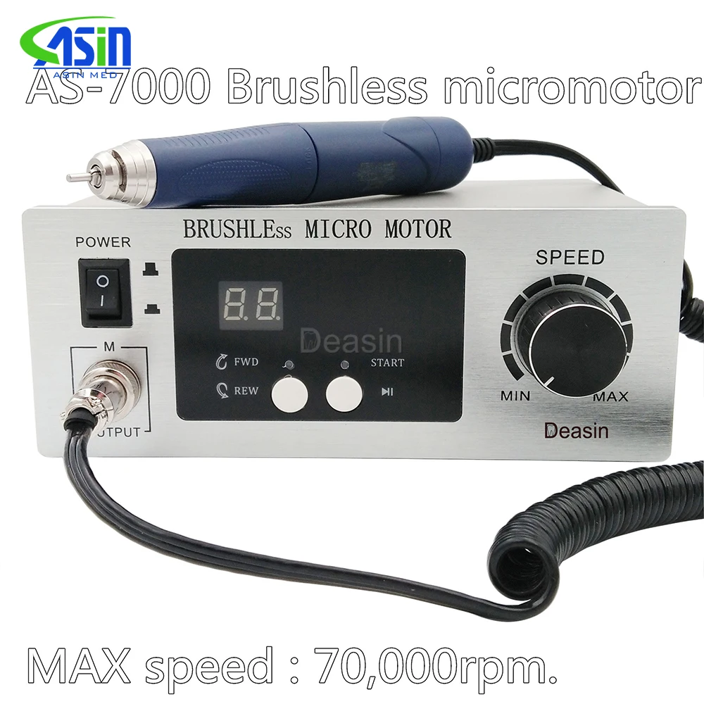 DHL free shipping Dental Lab machine Brushless micro motor Jewellery engraving Micromotor Polishing machine Unit with handpiece