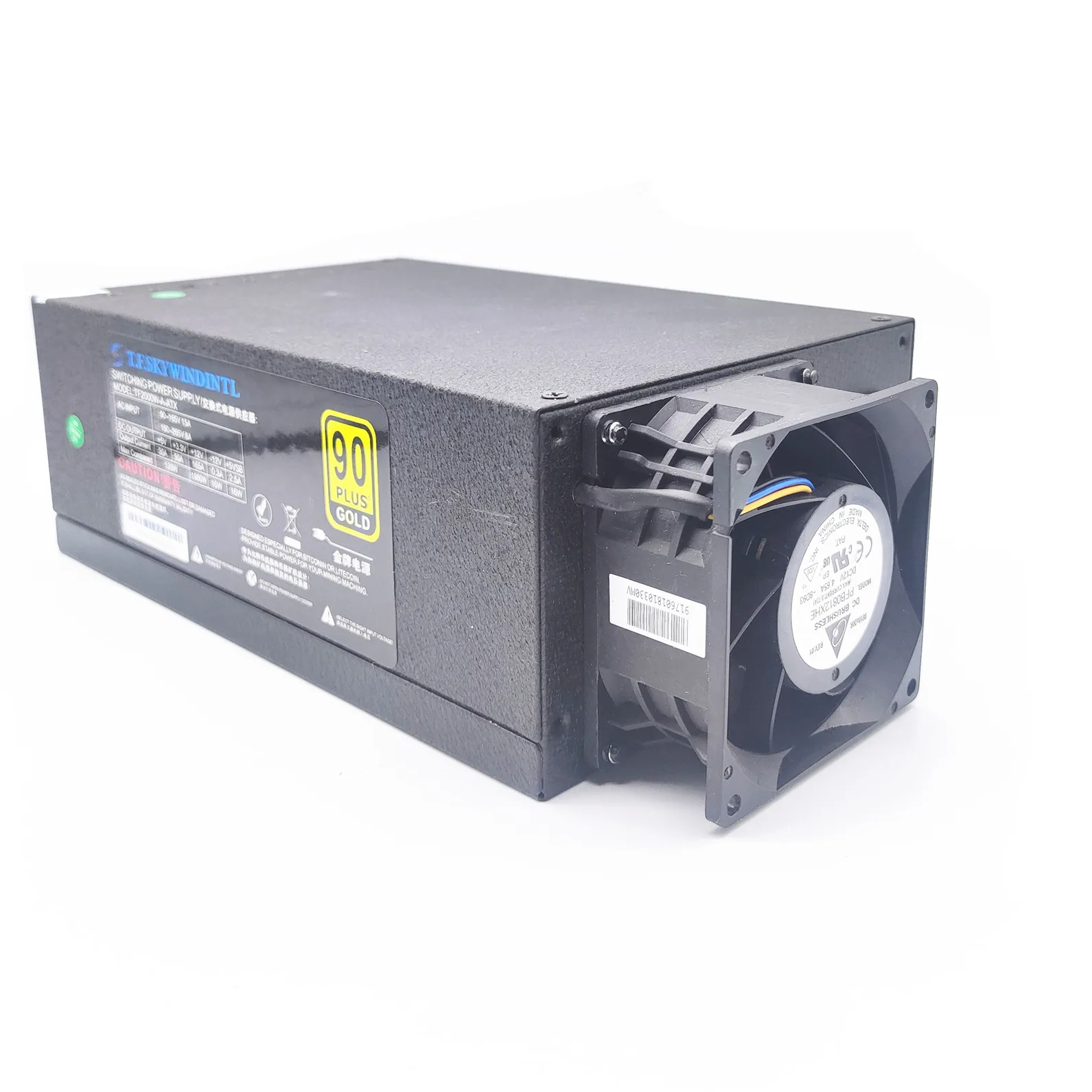 Full Modular 2000W PSU For Mining 110 220V ATX Power supply bitcoin for pc computer power Source RX580 rx570 RX470 Support 9 GPU