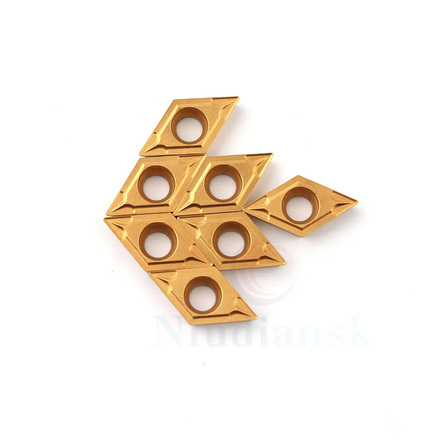 مخرطة CNC DCMT11T304 DCMT11T308 CNC كربيد تحول إدراج بالقطع مركز DCMT سلسلة أداة تحول داخلية المعين مملة شفرة