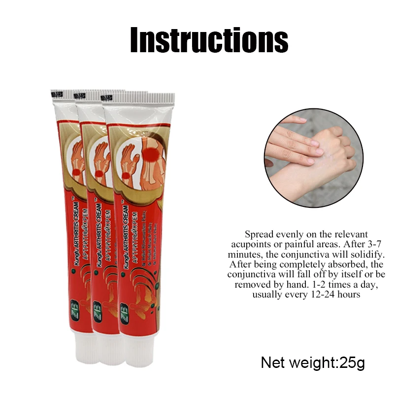 Arthritis Ointment For Tendon Sheath Therapy Tenosynovitis  Pain Relief Cream Hand Wrist Thumb Finger Pain Ointment Patch