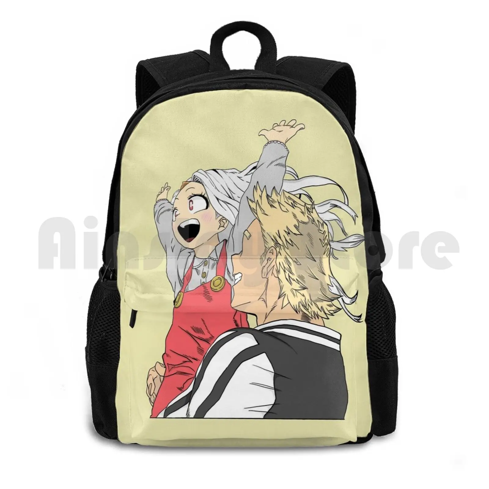 Eri And Mirio Outdoor Hiking Backpack Riding Climbing Sports Bag Eri Mirio Deku Bakugo Boku No Hero Academia Anime