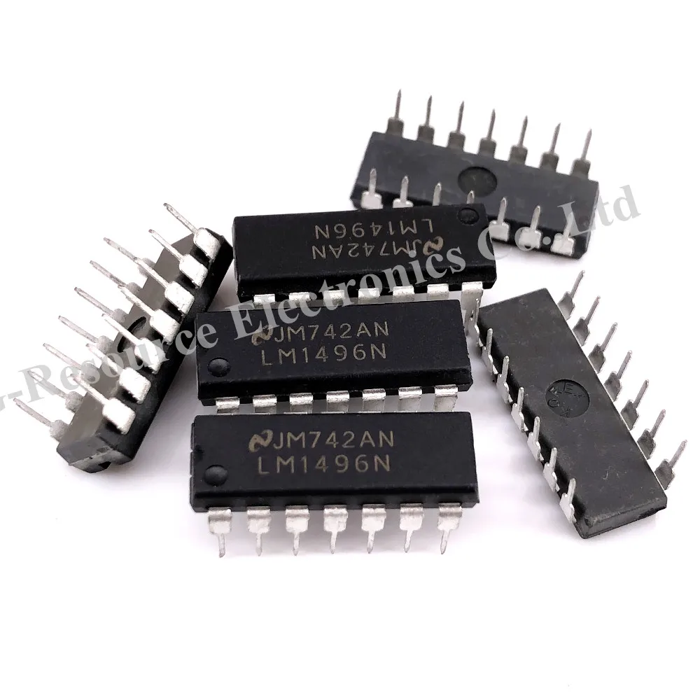 (10pcs) LM1496N DIP-14 LM1496 Balanced Modulator-Demodulator