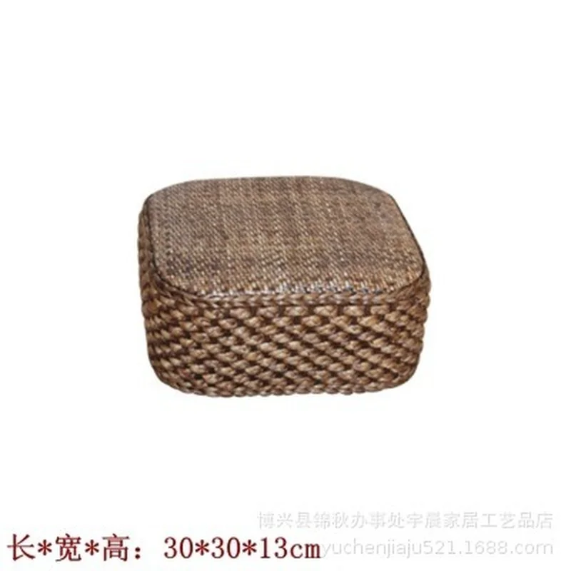 Household Handmade Rattan Bay Window Table Simple Small Table Solid Wood Small Coffee Table Kang Table Creative Tatami Low Table