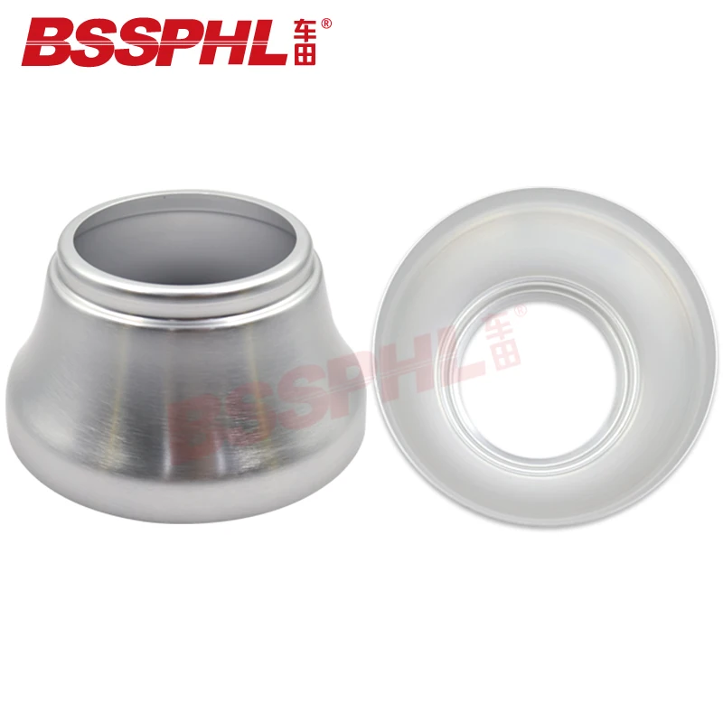 BSSPHL 2.5 inches 3.0 Inches Bi-Xenon Projector Lens Hood Car Headlight Chrome color Mask aluminum