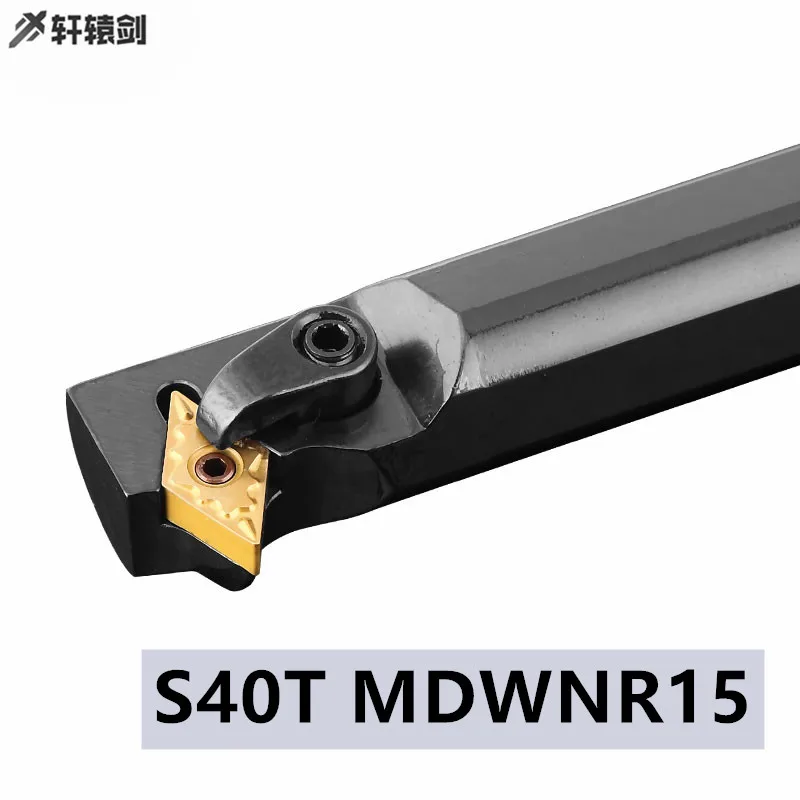 

1PC S40T MDWNR15 MDWNL15 Internal Turning Tool Holder MDWNR MDWNL CNC Carbide Insert Lathe Tools Shank Drill Pipe Using DNMG15