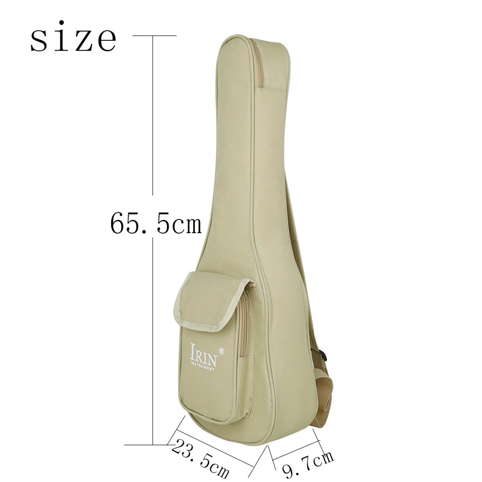 24 Inch Ukulele Case Ukuleles Bag Waterproof Ukulele Gig Bag Oxford Thick Cotton Padded Guitar Backpack Carrying Case