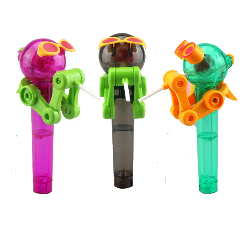 

Lollipop Robot Decompression Candy Dustproof Toy Gift Creative Personality Toys Lollipop Holder Decompression Toys