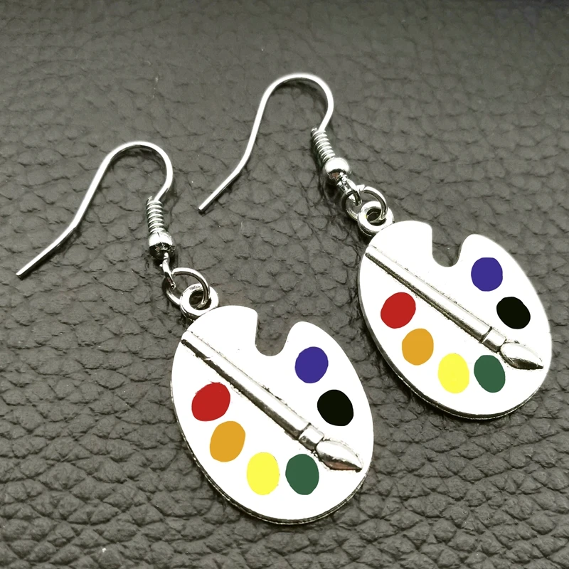 2020-2021 New Palette Earrings Earrings Artist Earrings Wonderful Bright Artist Palette Earrings