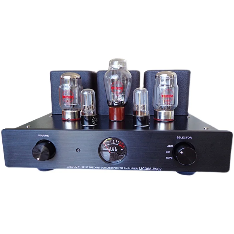 

The NEWest MeiXing MC368-B902 KT88 EL34 Tube Amplifie Integrated Single-Ended Lamp Amplifier/with Remote/Frequency :18Hz-50KHz