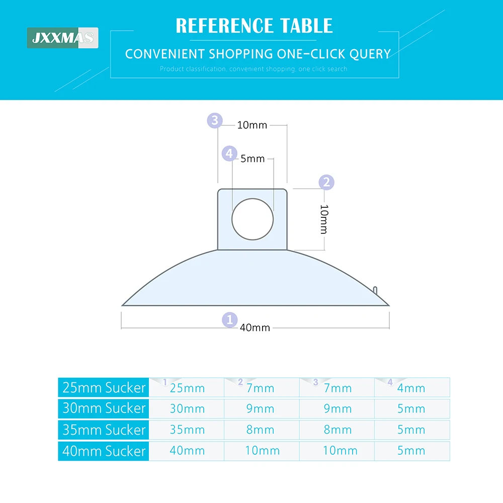 25/30/35/40mm Clear Sucker Suction Cup Silicone Bathroom Suction Cup Strong Wall Hook Window Wedding Car Glass Travel Universal
