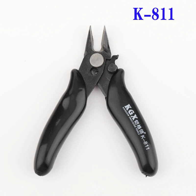 

Diagonal Pliers 3.5 Inch Mini Wire Cutter Small Soft Cutting Electronic Pliers Wires Insulating Rubber Handle Model Pliers Tools