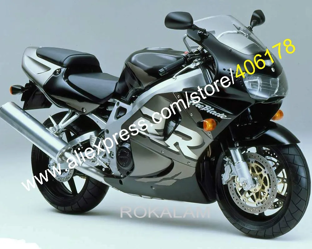 

Комплект обтекателей CBR для мотоцикла Honda CBR900RR 98 99 919 1998 1999, серо-черные спортивные обтекатели для мотоциклов