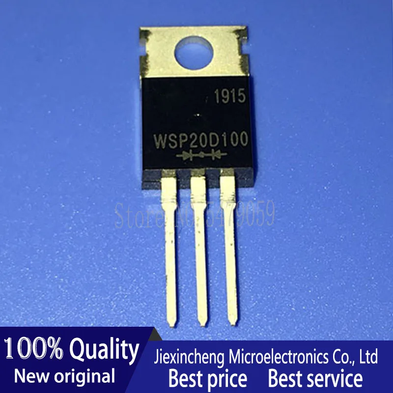 10PCS WSP20D100 TO-220 Neue original