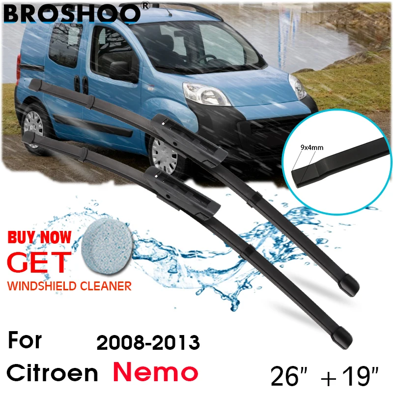 Car Wiper Blade Front Window Windscreen Windshield Wipers Blades Auto Accessories For Citroen Nemo 26