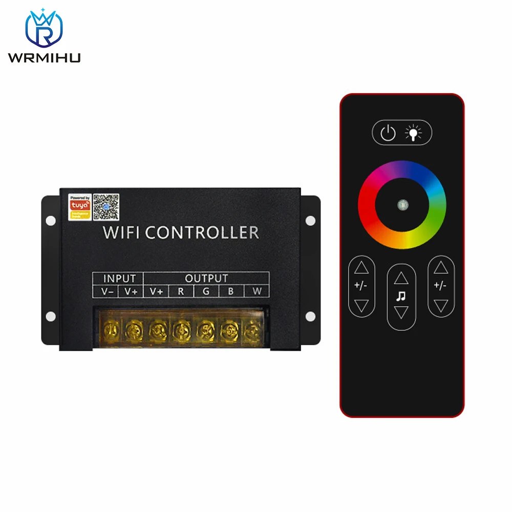 DC5V-24V 6A/Ch Tuya Wifi Smart Leven App Draadloze Touch Rf Rgbw Controller Afstandsbediening Voor Led Rgbw Strip