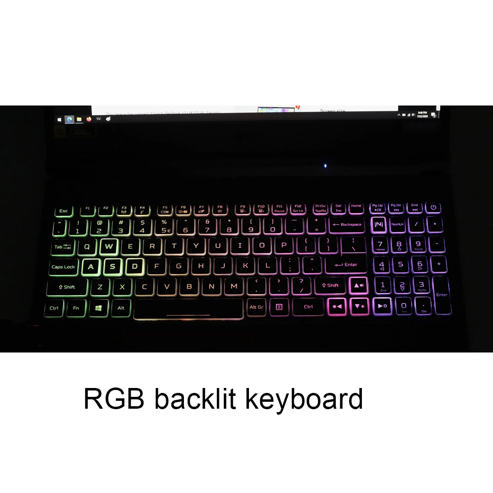 Imagem -06 - Teclado Backlight Colorido para Acer Nitro uk gb Rgb An51554 An51543 An517-51 An715-51 Gaming Laptop Teclados Lg5p-p90brl