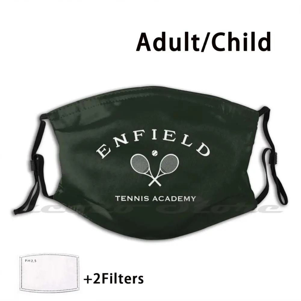 

Enfield Tennis Academy Mask Cloth Washable DIY Filter Pm2.5 Adult Kids David Foster Wallace Infinite Jest Literature Novels Dfw