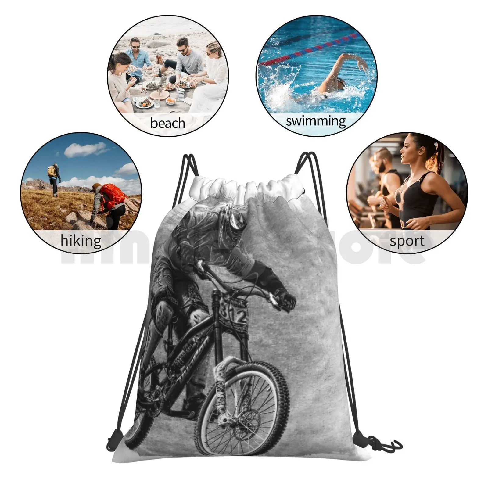 Sac à dos de proximité Shred Wstring, sac d'équitation, escalade, sac de sport, descente, boueux, plateau JORing, vélo, équipement de vélo, S233