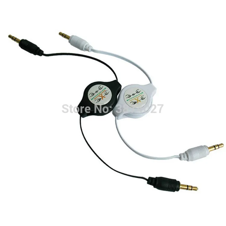 audio kabel aux linie schnüre männlichen 3,5 zu 3,5mm stretch Männlichen für Ipod mp3 iphone psp jeder ende musik empfänger a