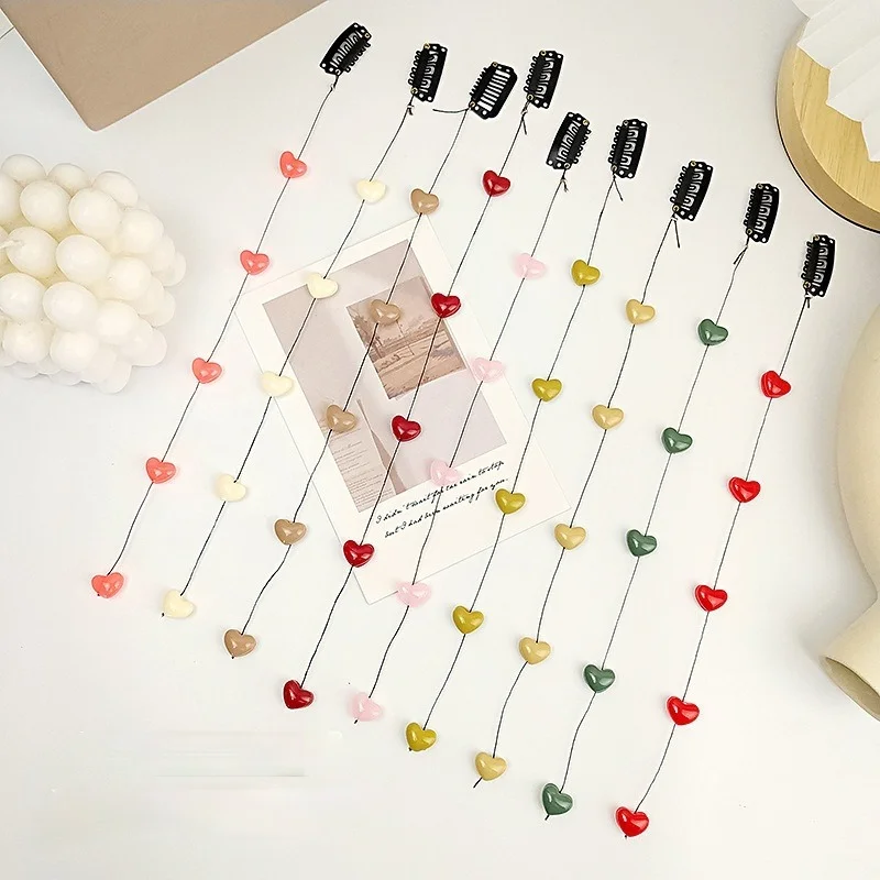 Estilo coreano Borla Flor Grampos de Cabelo para As Mulheres Popular Braid Trançado Faixas de Cabelo Meninas Longa Borla Acessórios Para o Cabelo