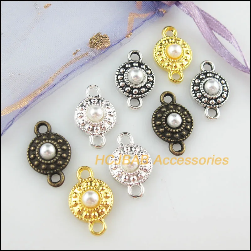 

25 шт., Круглые Подвески 11 х18 мм с золотым и бронзовым покрытием