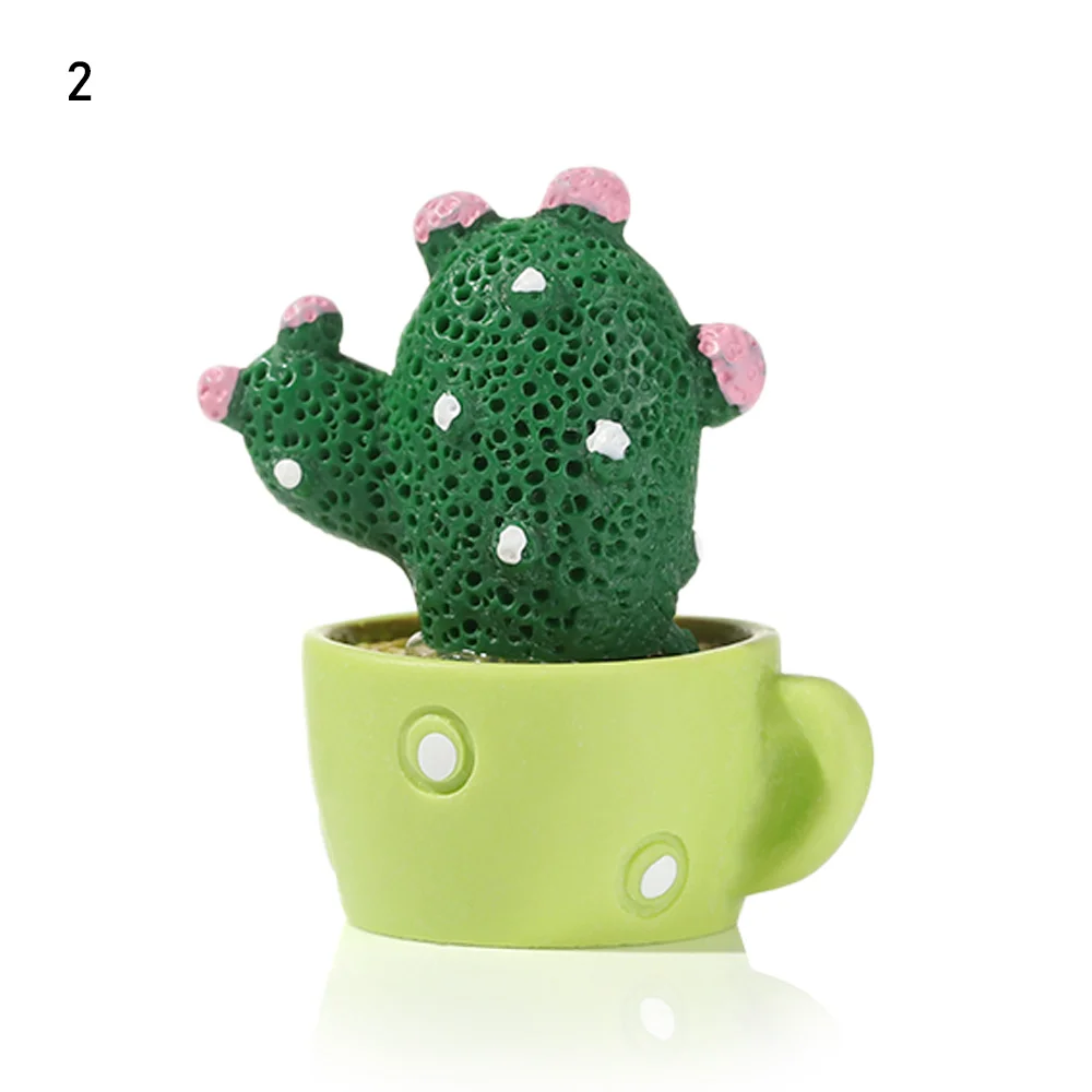 Crafts Dollhouse Supplies Fairy Garden Cactus Flower Figurines Cactus Miniatures Micro Ornaments Micro Landscape Figurine