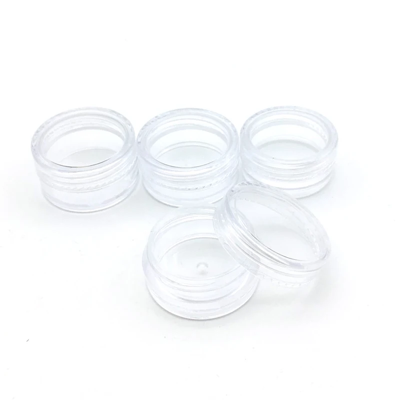 Empty Refillable Cosmetic Container Acrylic Pot Eyeshadow Makeup Jar Face Cream Box Storage Bottle