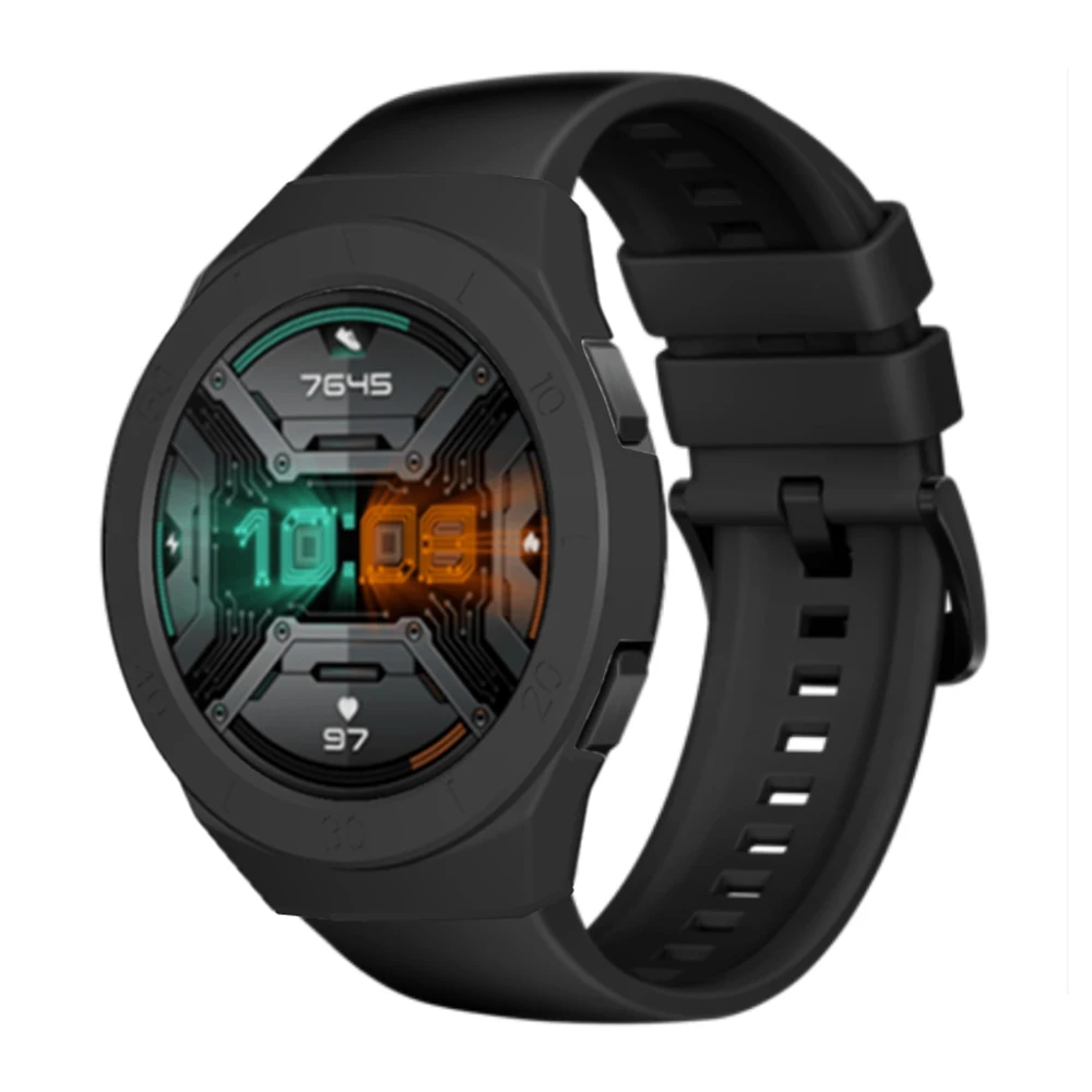 Máy Tính Bảo Vệ Bao Da Ốp Lưng Cho Huawei Dây GT2e GT 2e Bảo Vệ Khung Ốp Lưng