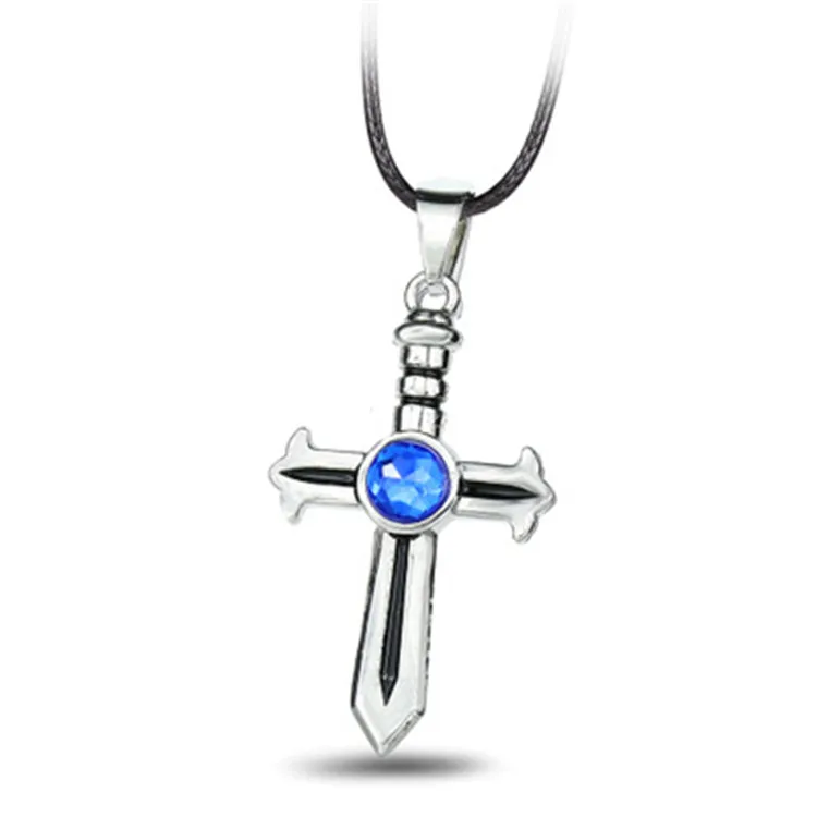 Degradcos-Collier Fullbuster Queue Grise, Accessoire Cosplay, Accessoire