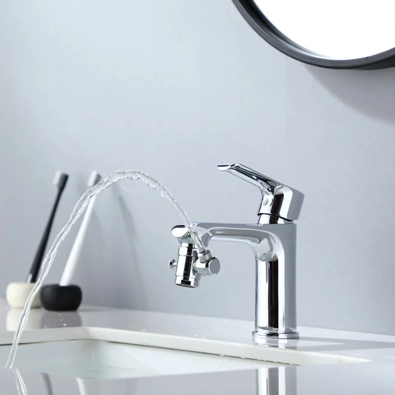 Korean Beauty Facial Washing Artifact Kitchen Basin Faucet Rotary Switching Bubbler Faucet Directly Supplied By The Manufacturer