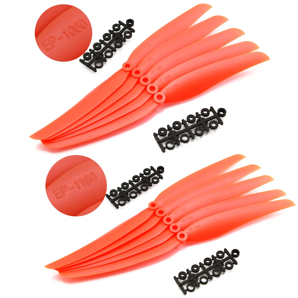 10pc/lot RC Airplane Propellers EP1160 EP1060 EP9050 8060 7035 6035 8040 5030 Props For RC Model Aircraft Replace GWS