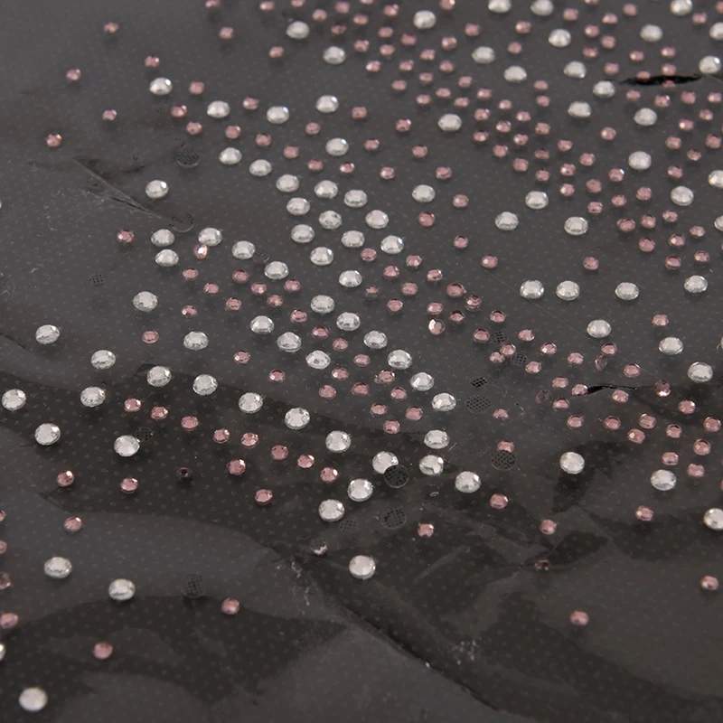 bling stone neckline Iron On Transfer Patches Hot Fix Rhinestone Motif Iron On Crystal Transfers Design For Shirt Dress