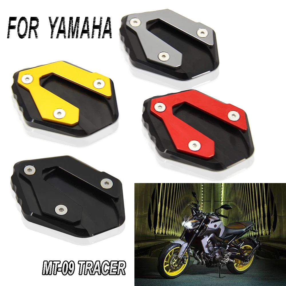 

New Foot Extension Pad CNC Motorcycle Kickstand Side Kick Stand For Yamaha MT-09 Tracer MT 09 TRACER 900 GT MT09 FZ-09 2020 2019