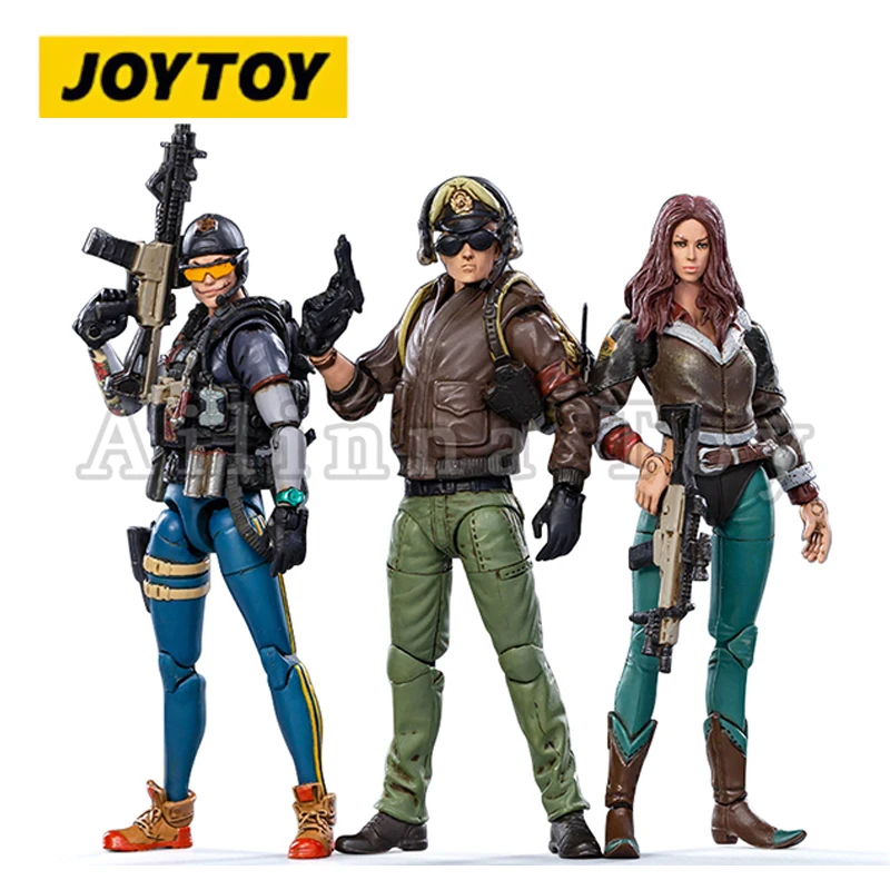 JOYTOY 1/18 3.75inches Action Figure (3PCS/SET) Awakening Luoning Masan Tiezha Anime Collection Military Model Toy Free Shipping