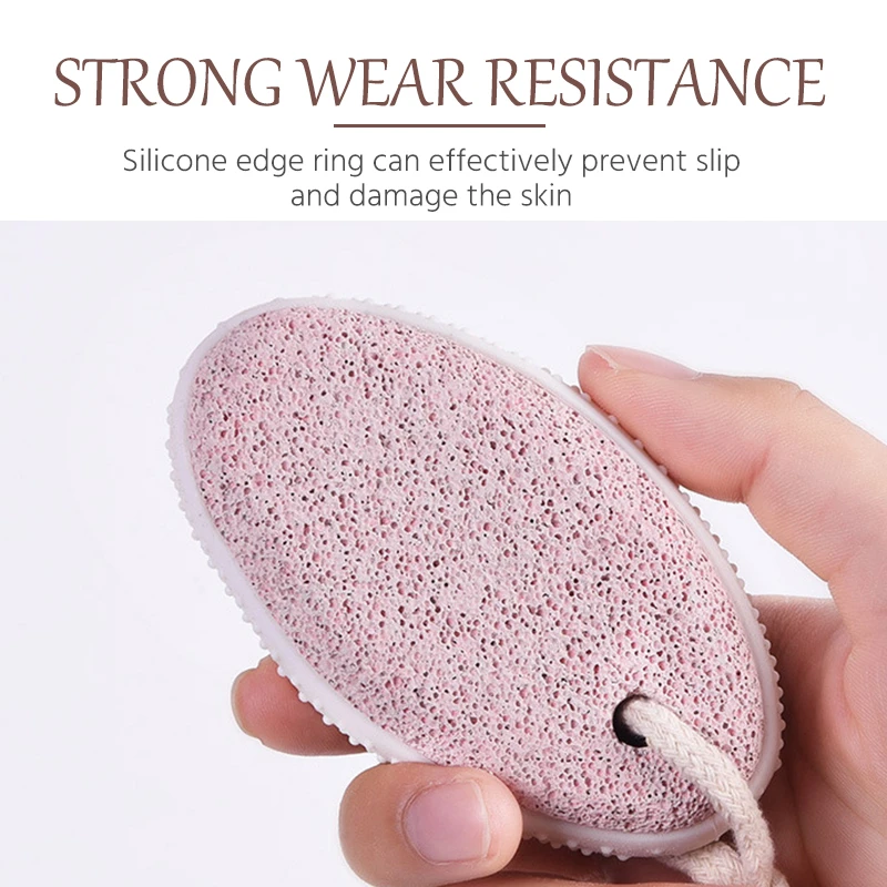 Foot Care Stone File Exfoliating Lava Natural Volcanic Stone Tank Foot Massage Pumice Exfoliates Calluses Foot Skin Care Tool