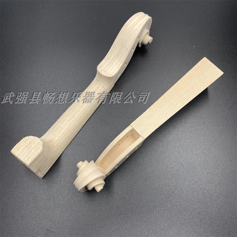 1pcs DIY 최고 품질의 손으로 새겨진 단풍 나무 흰색 비올라 머리 목 15 \'\'.15.5\'\'.16 \