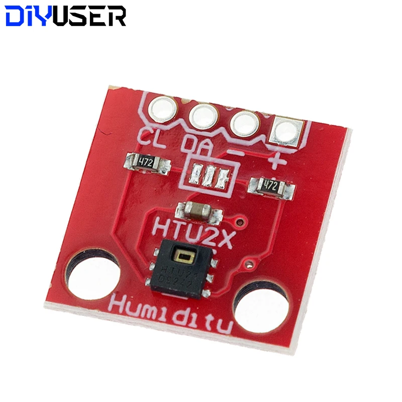 Temperature Humidity Sensor GY-213V-HTU21D HTU21D I2C Replace SHT21 SI7021 HDC1080 Module