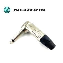 Neutrik NP2RX  guitar plug gilt 6.5mm Right Angle 1/4