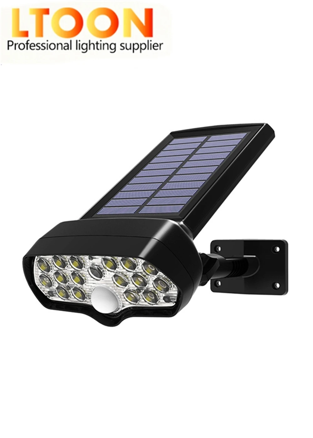 nieuwe solar 16corey led pir bewegingssensor lichten ao ar livre waterdichte ip65 muur solar luz de emergencia lampada quintal 01