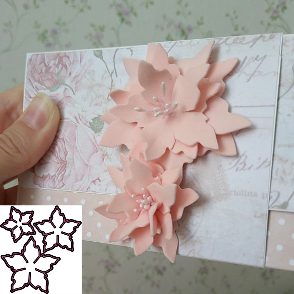 

New Flower Metal cutting Die for DIY Metal short Board Mould for Paper Decoration scrapbook-embossed