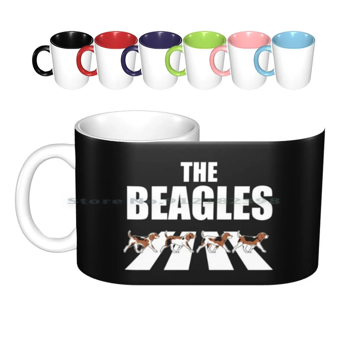 The Parody Ceramic Mugs Coffee Cups Milk Tea Mug Parody Lover Music Lover Fan Dog Lover Beagle Lover The The Band Creative