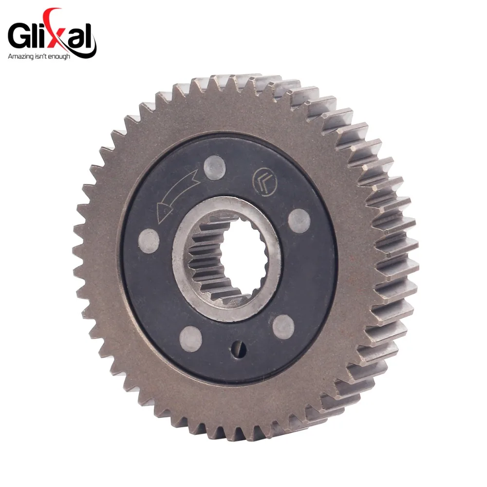 Glixal GY6 49cc 50cc 80cc 100cc Modified Fuel Gear Fuel Economy Siding Gear for 139QMB 139QMA Scooter Moped ATV Go-Kart Engine