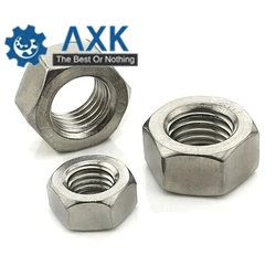 1/50/100pcs A2 304 Stainless Steel Hex Hexagon Nut for M1 M1.2 M1.4 M1.6 M2 M2.5 M3 M4 M5 M6 M8 M10 M12 M16 M20 M24 Screw Bolt